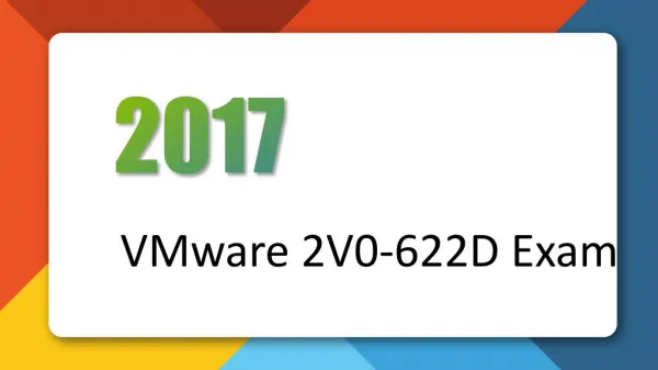 2V0-622D Questions and Answers 2V0-622D VMware VCP6.5-DCV Certification Dumps