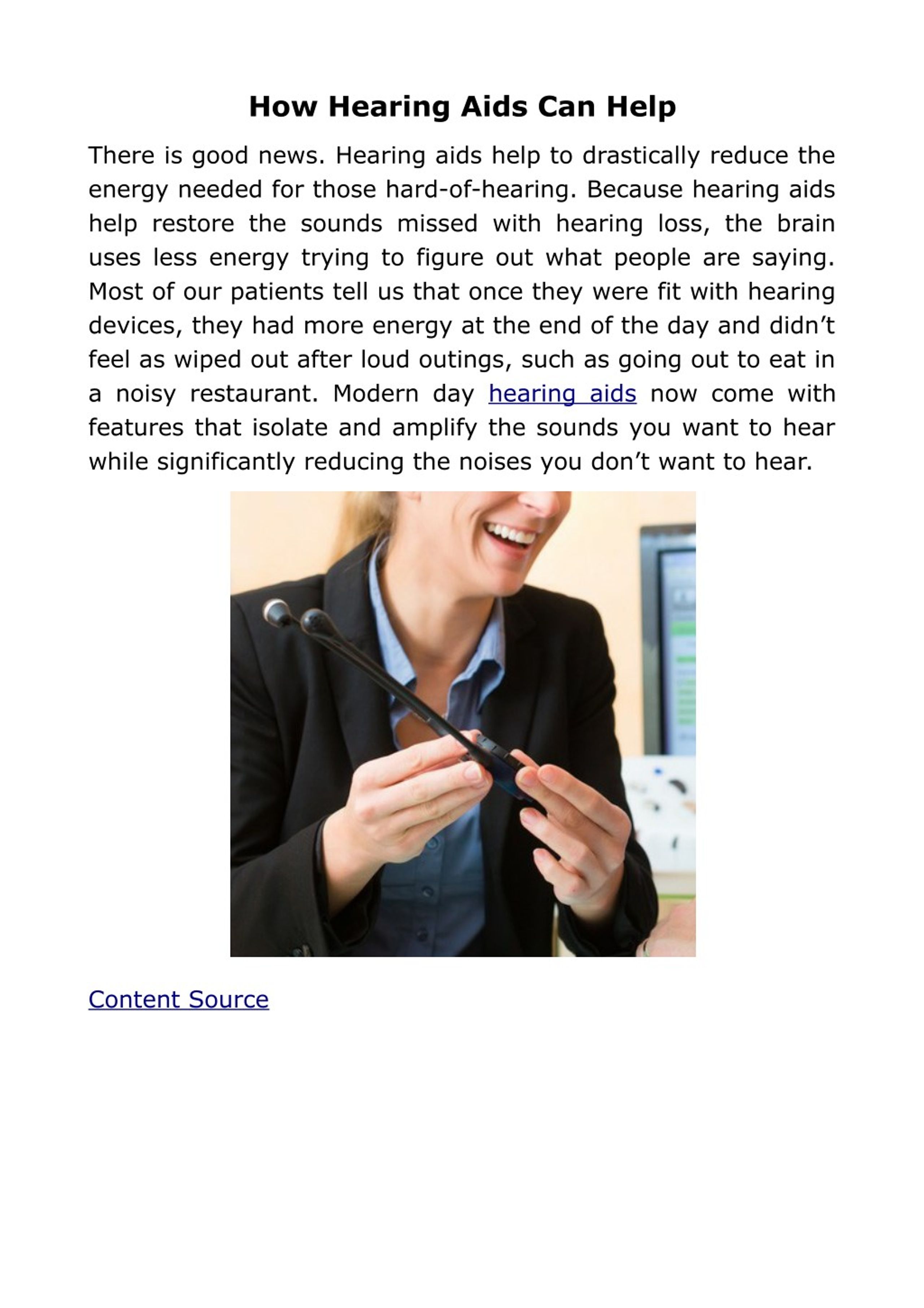 PPT - How Hearing Aids Can Help PowerPoint Presentation, free download ...