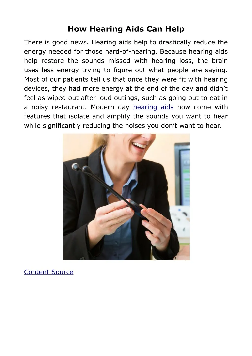 how hearing aids can help