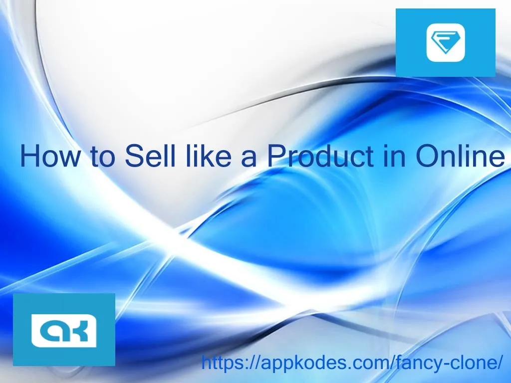 how to sell like a product in online