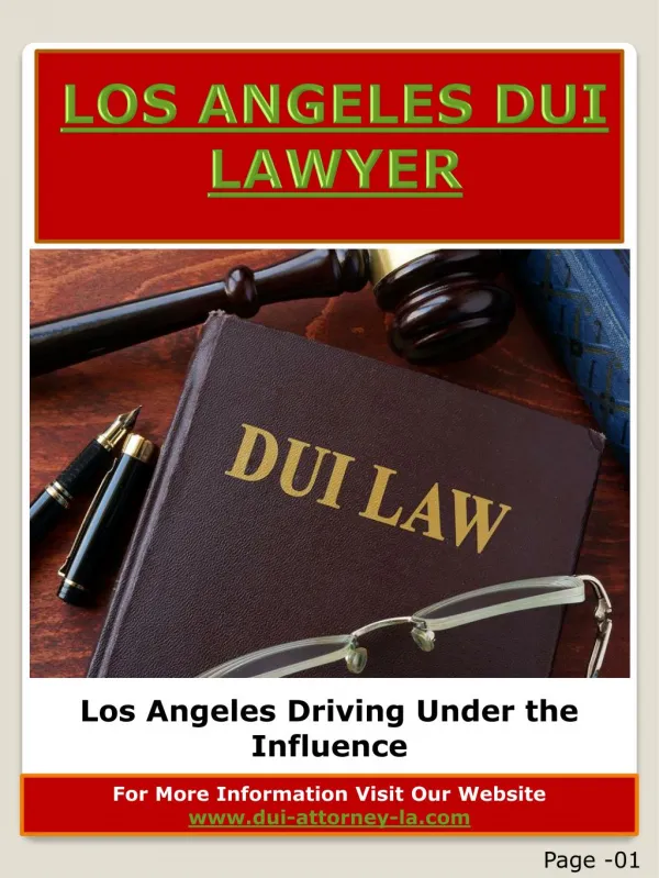 Los Angeles DUI Lawyers