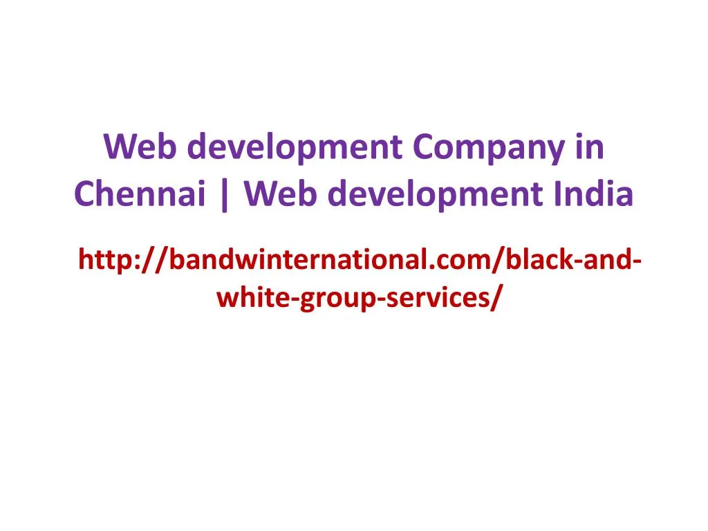 web development company in chennai web development india
