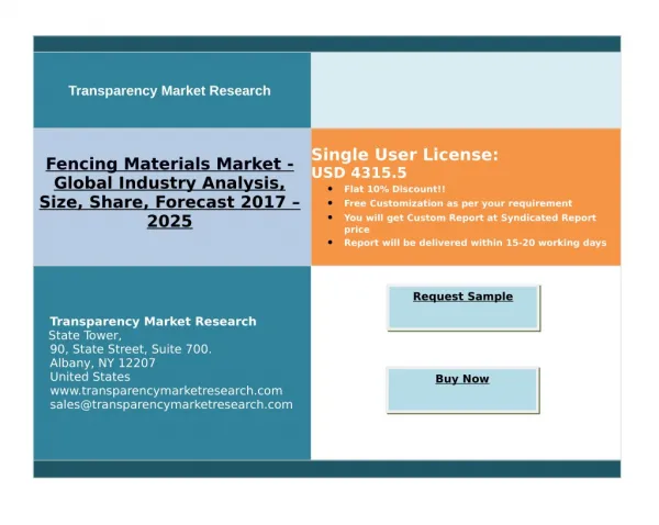 Fencing Materials Market Rising Demand For Decorative And Innovative Home Products, By 2025