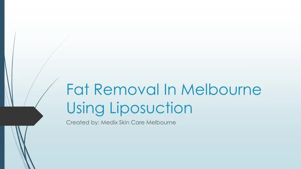 fat removal in melbourne using liposuction