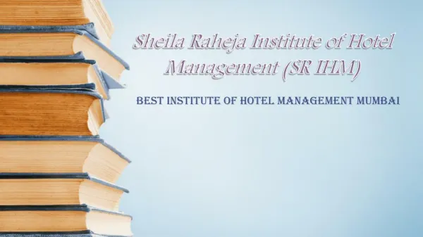 Institute of Hotel Management Mumbai