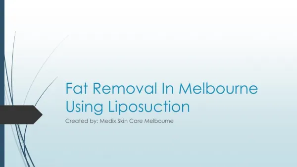 Fat Reduction Methods That You Can Use To Burn Excess Fat Effectively In Melbourne