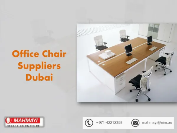 Selecting Best Office Chair Suppliers in Dubai!