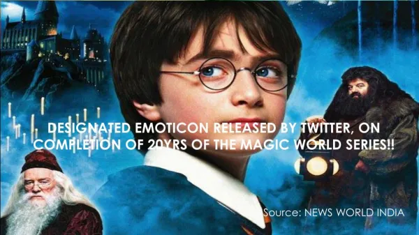 DESIGNATED EMOTICON RELEASED BY TWITTER, ON COMPLETION OF 20YRS OF THE MAGIC WORLD SERIES!!
