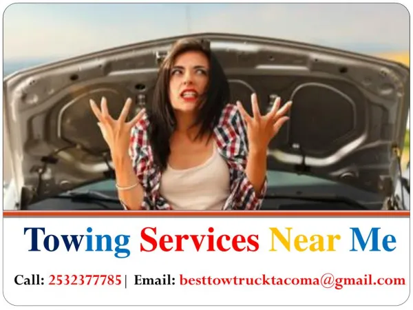 Towing Service In Puyallup