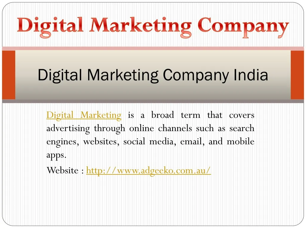 digital marketing company india