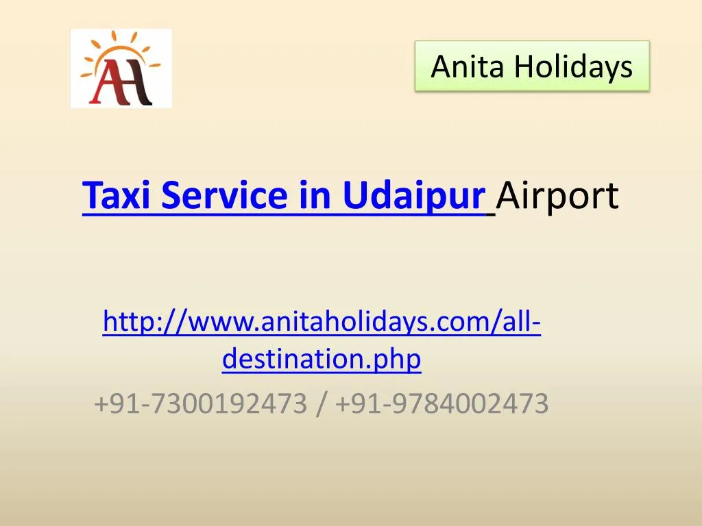 taxi service in udaipur airport