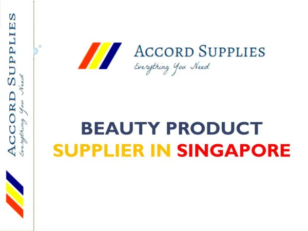 Beauty Product Supplier Singapore