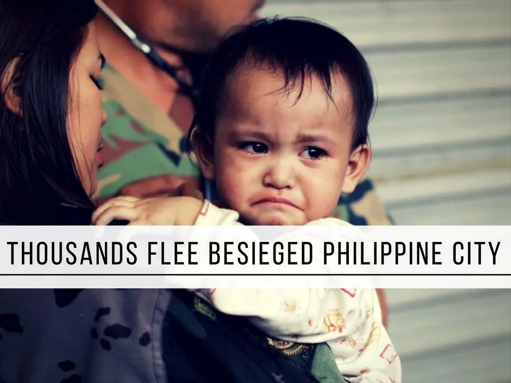 thousands flee besieged philippine city