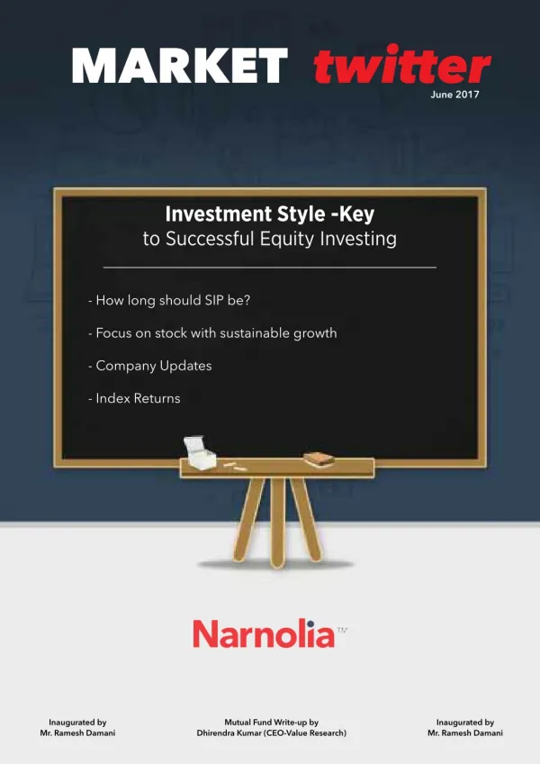 Market Twitter June 2017 – Narnolia Securities Limited