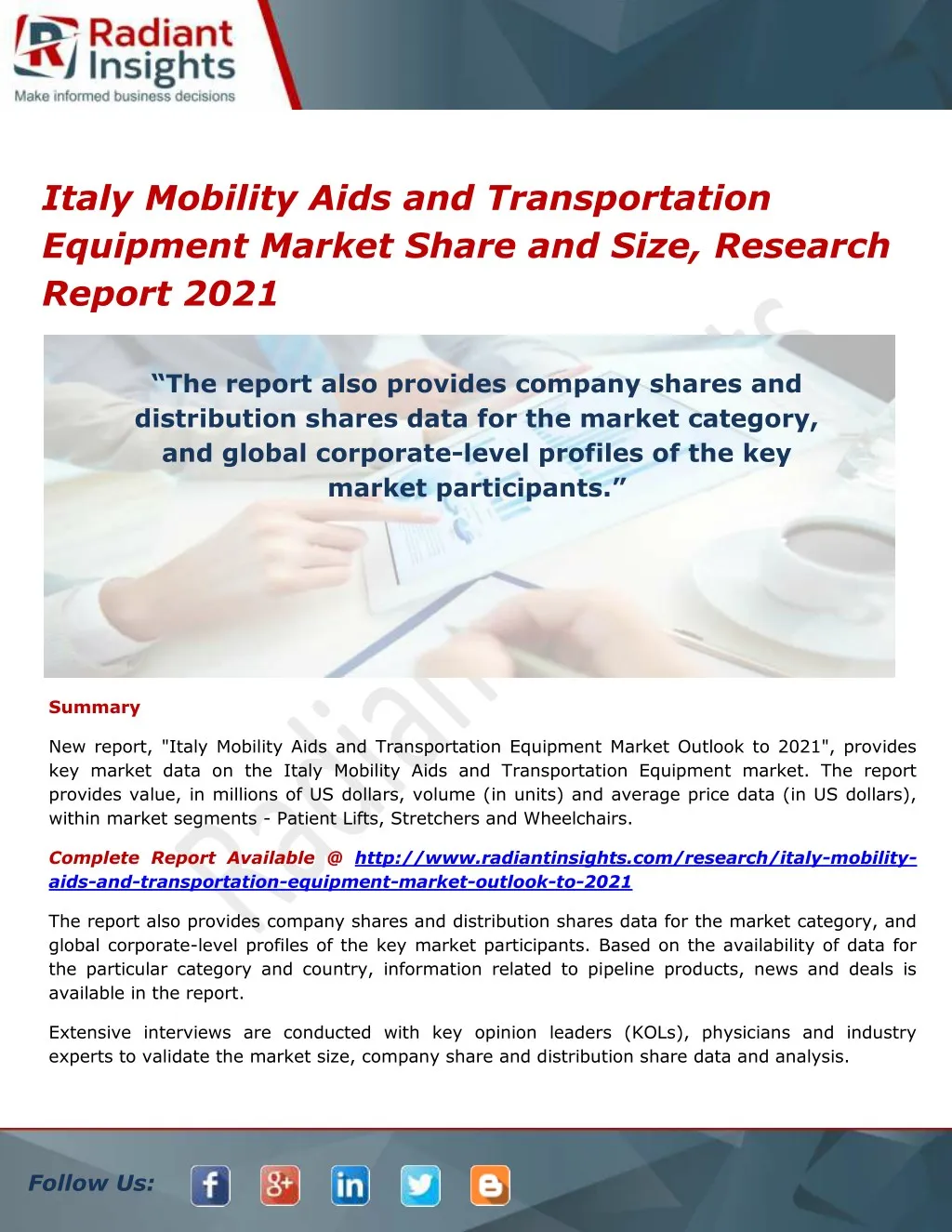 italy mobility aids and transportation equipment