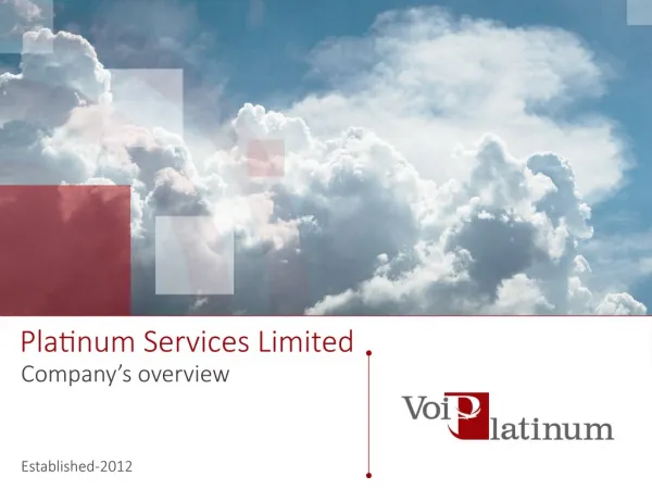 Platinum Services Limited - VoIP Carrier Presentation