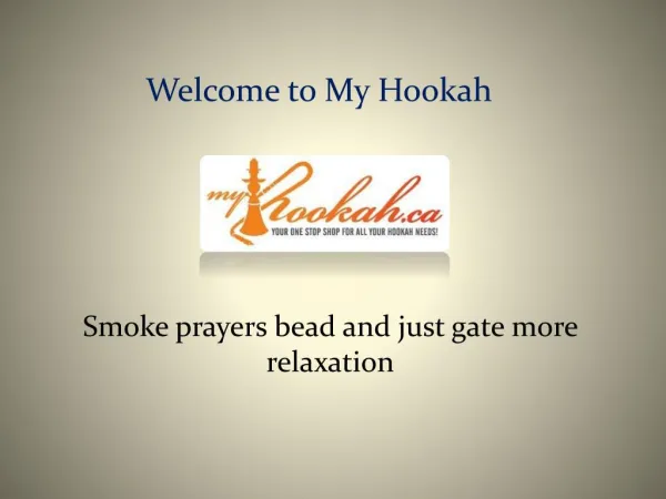 Hookah Hoses and prayers bead by www.myhookah.ca