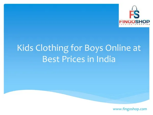 Buy Kids Dresses Online at Best Prices in India at fingoshop.com