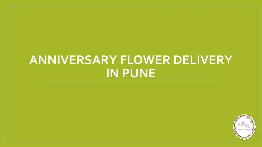 anniversary flower delivery in pune
