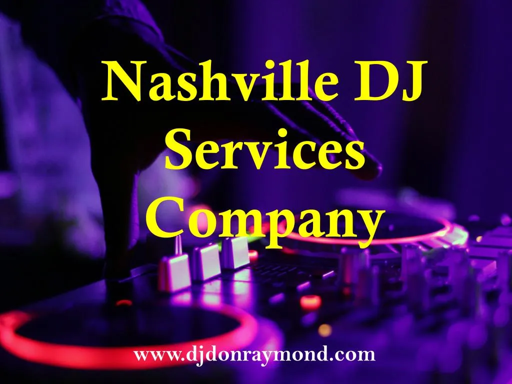 nashville dj services company