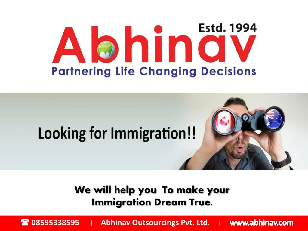 we will help you to make your immigration dream