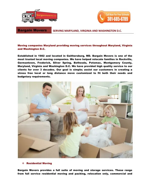 Residential Moving