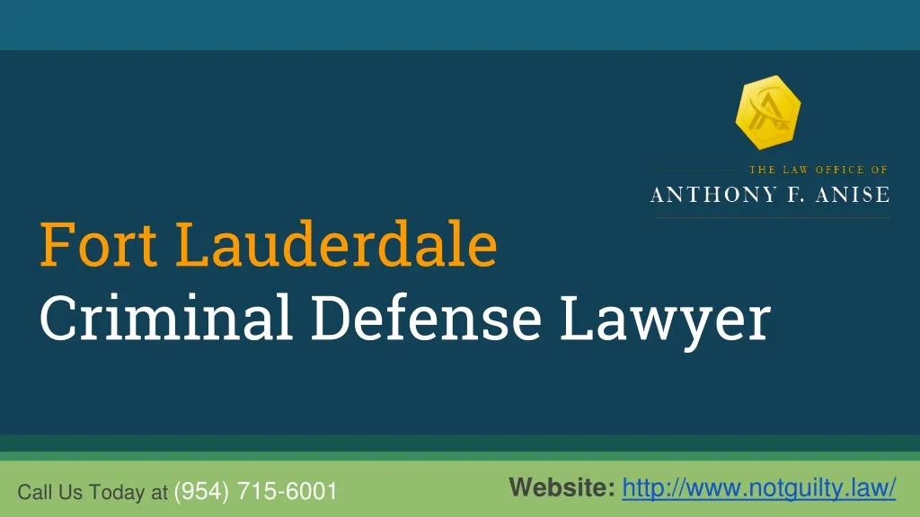 fort lauderdale criminal defense lawyer