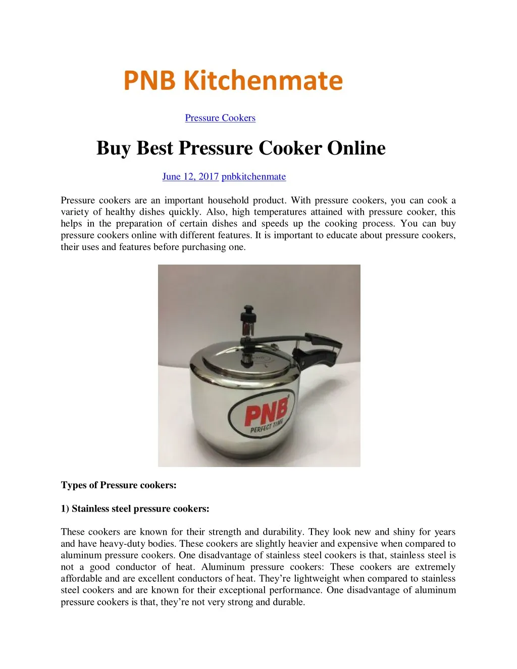 pnb kitchenmate