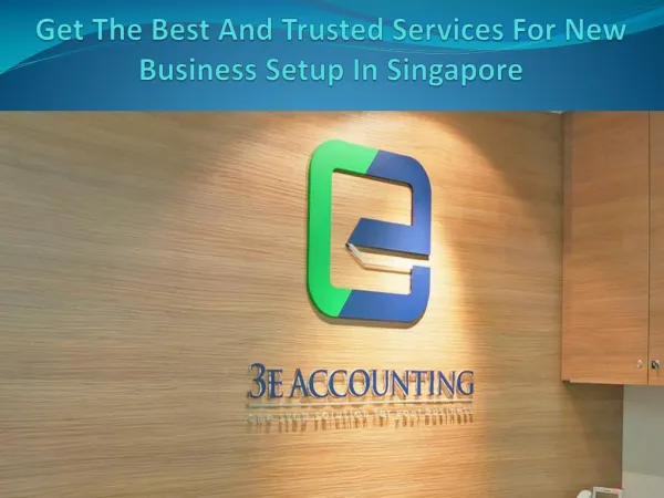 Get The Best And Trusted Services For New Business Setup In Singapore