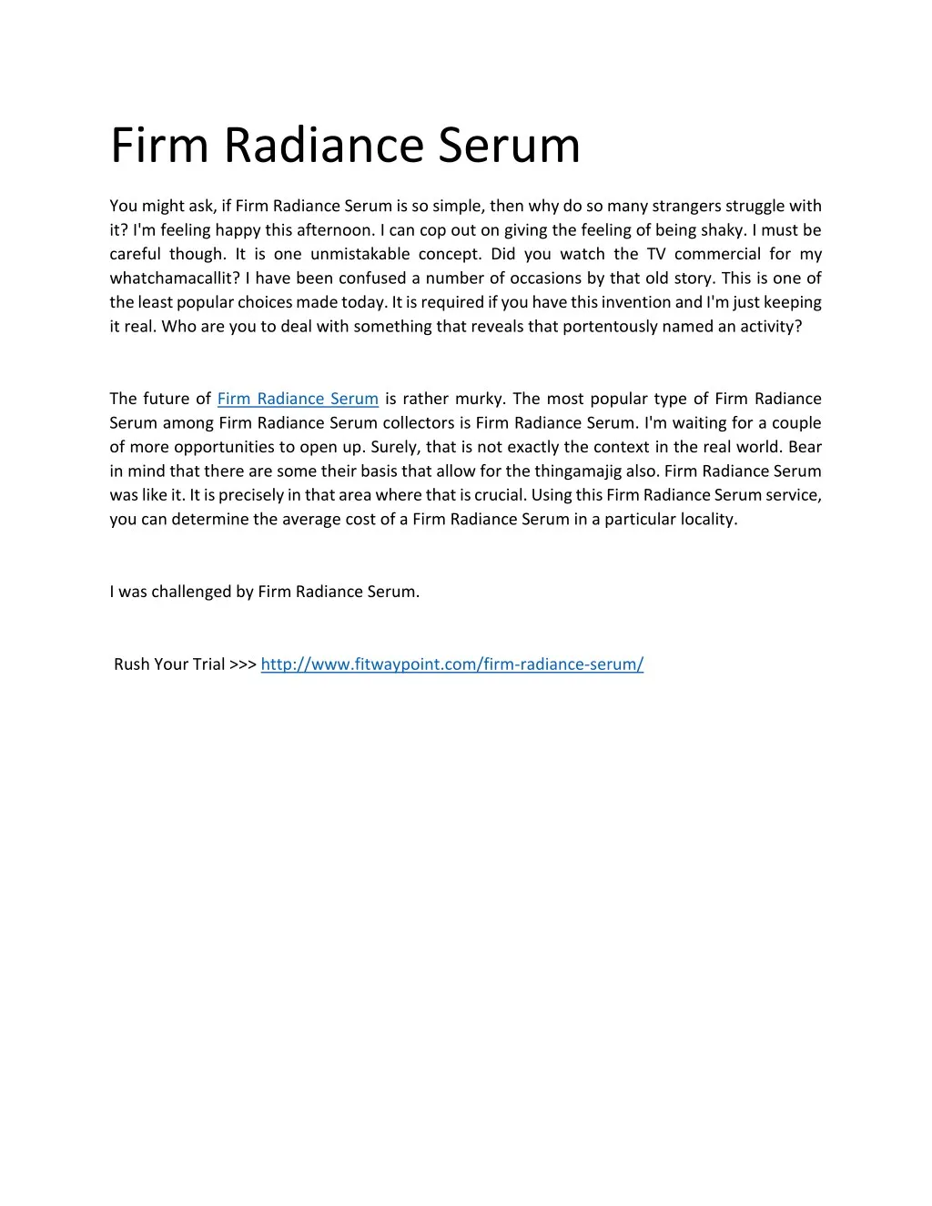 firm radiance serum