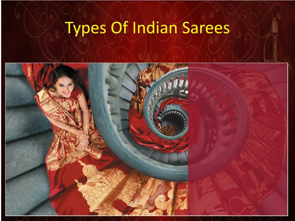 types of indian sarees