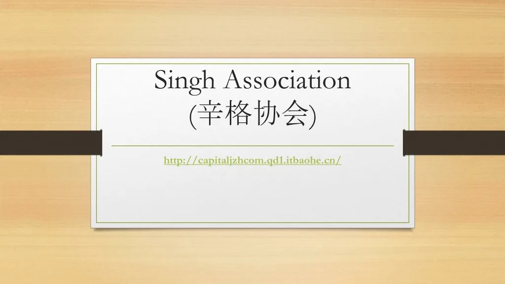 singh association