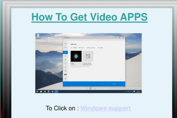How To Get Video Apps For Windows 10