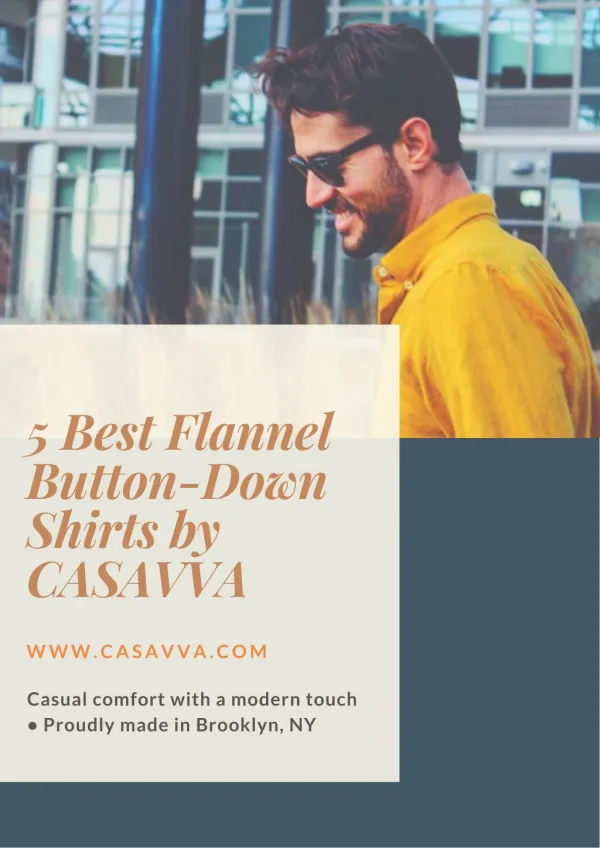 5 Best Flannel Button Down Shirts by Casavva