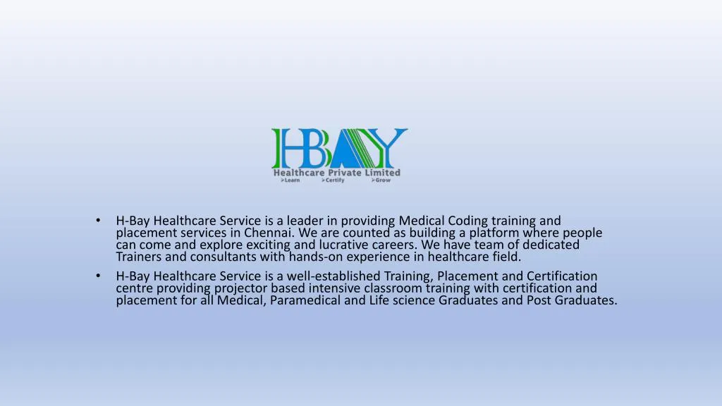 h bay healthcare service is a leader in providing