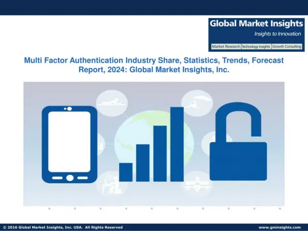 Multi Factor Authentication Market share, applications, segmentations & Forecast by 2024