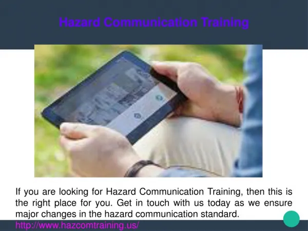 hazard communication training