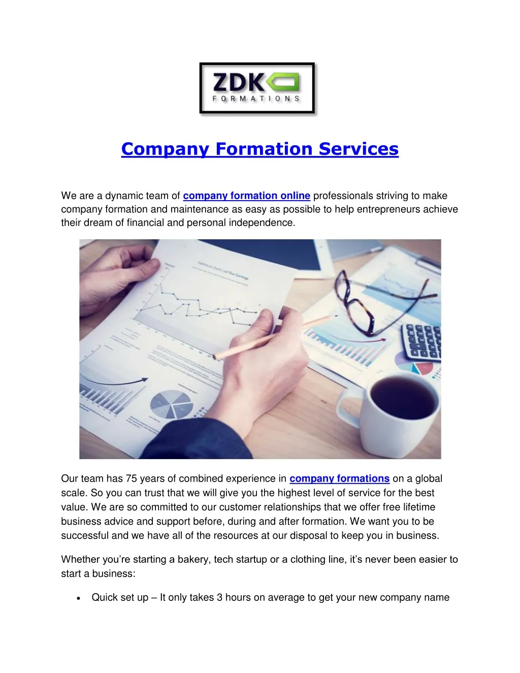 company formation services we are a dynamic team