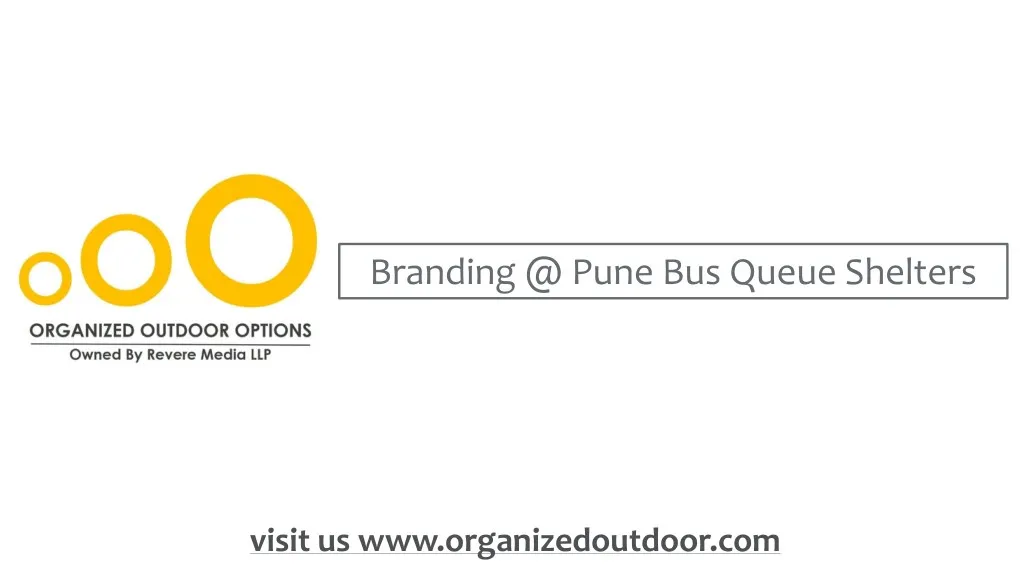branding @ pune bus queue shelters