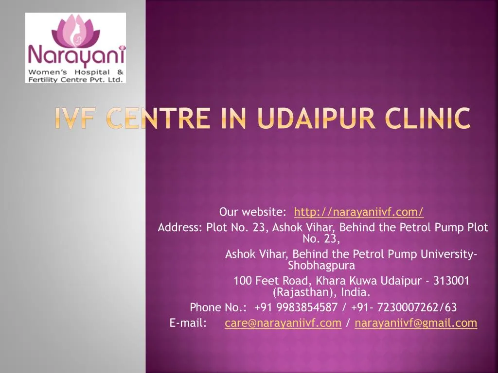 ivf centre in udaipur clinic