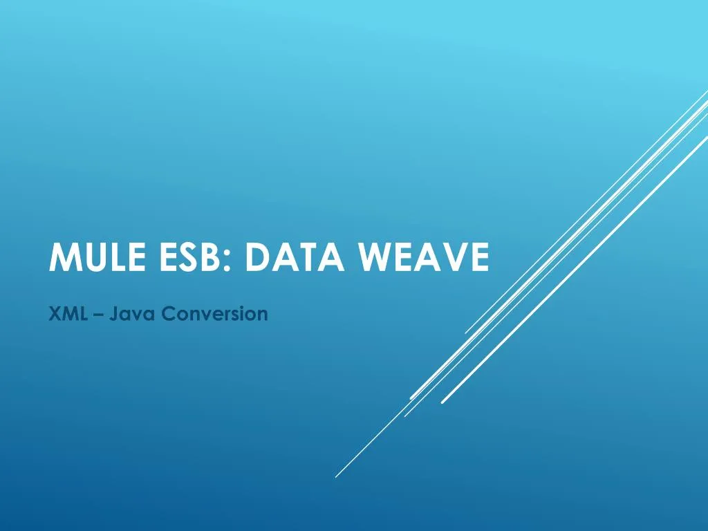 mule esb data weave