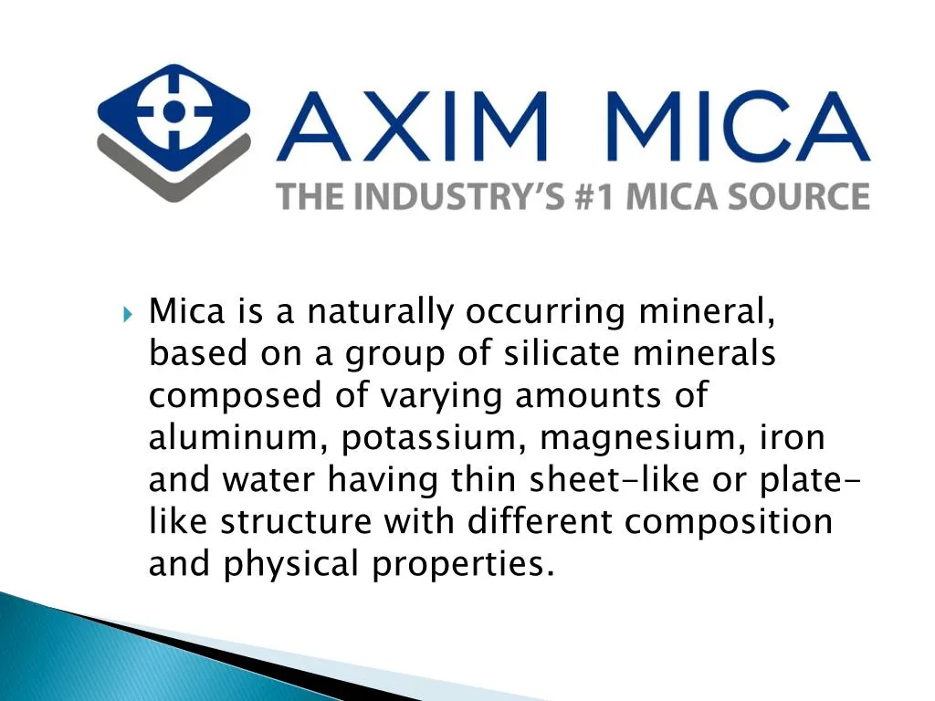 mica is a naturally occurring mineral based