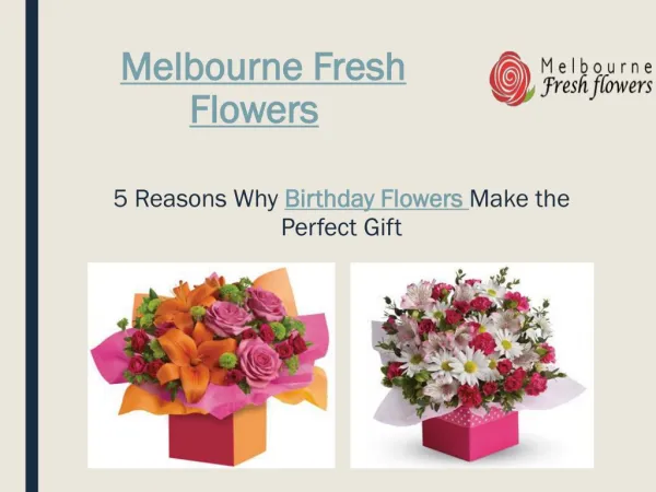 Buy Birthday Flowers to Melbourne Through Melbourne Fresh Flowers