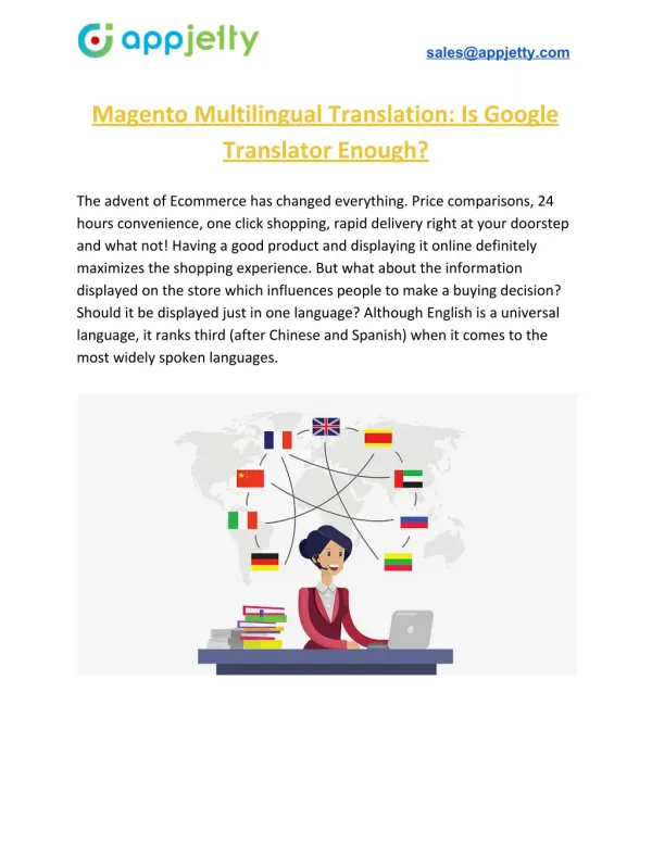 Magento Multilingual Translation: Is Google Translator Enough?