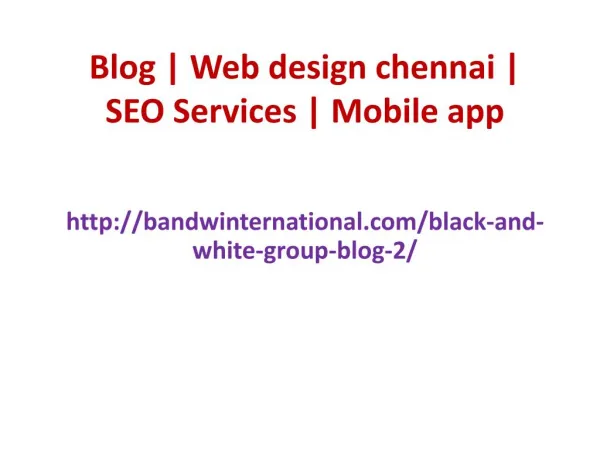 Blog | Web design chennai | SEO Services | Mobile app