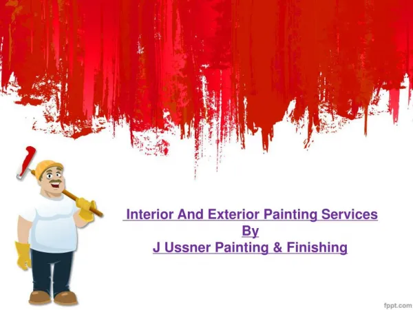 Interior And Exterior Painting Services