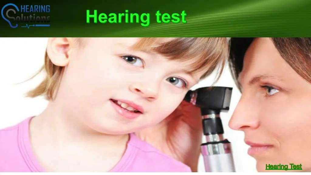 hearing test