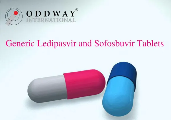 Hepatitis Medicines Pharmaceutical Wholesaler | Generic Alternative Of Ledipasvir Sofosbuvir Tablets