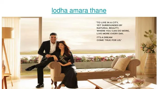 lodha amara thane