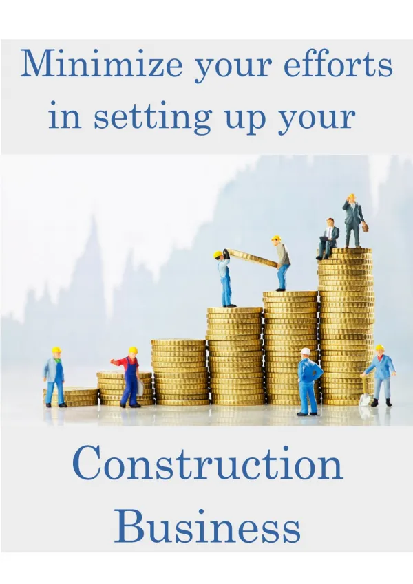 minimize your efforts in setting up your